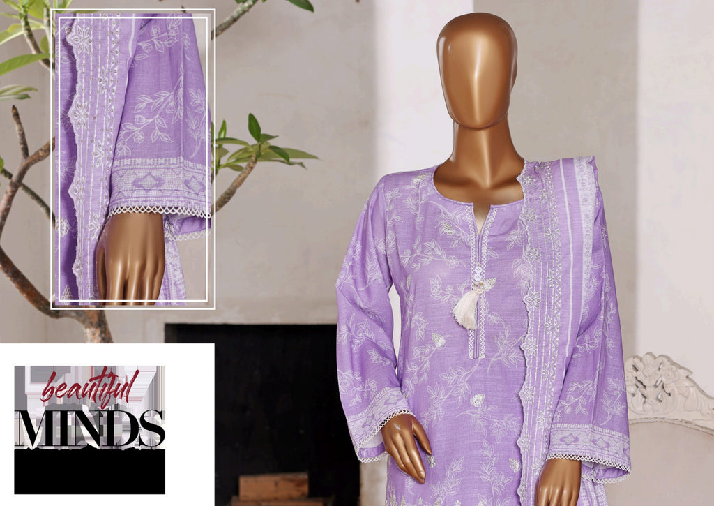 Premium Embroidered Khaddar-25939