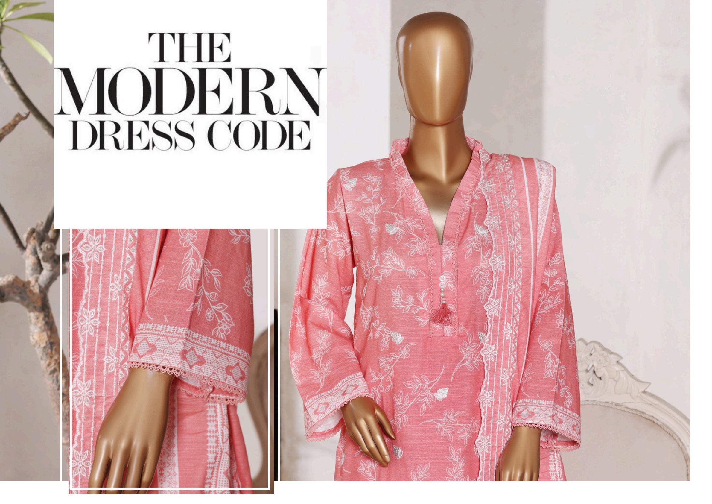 Premium Embroidered Khaddar-25936