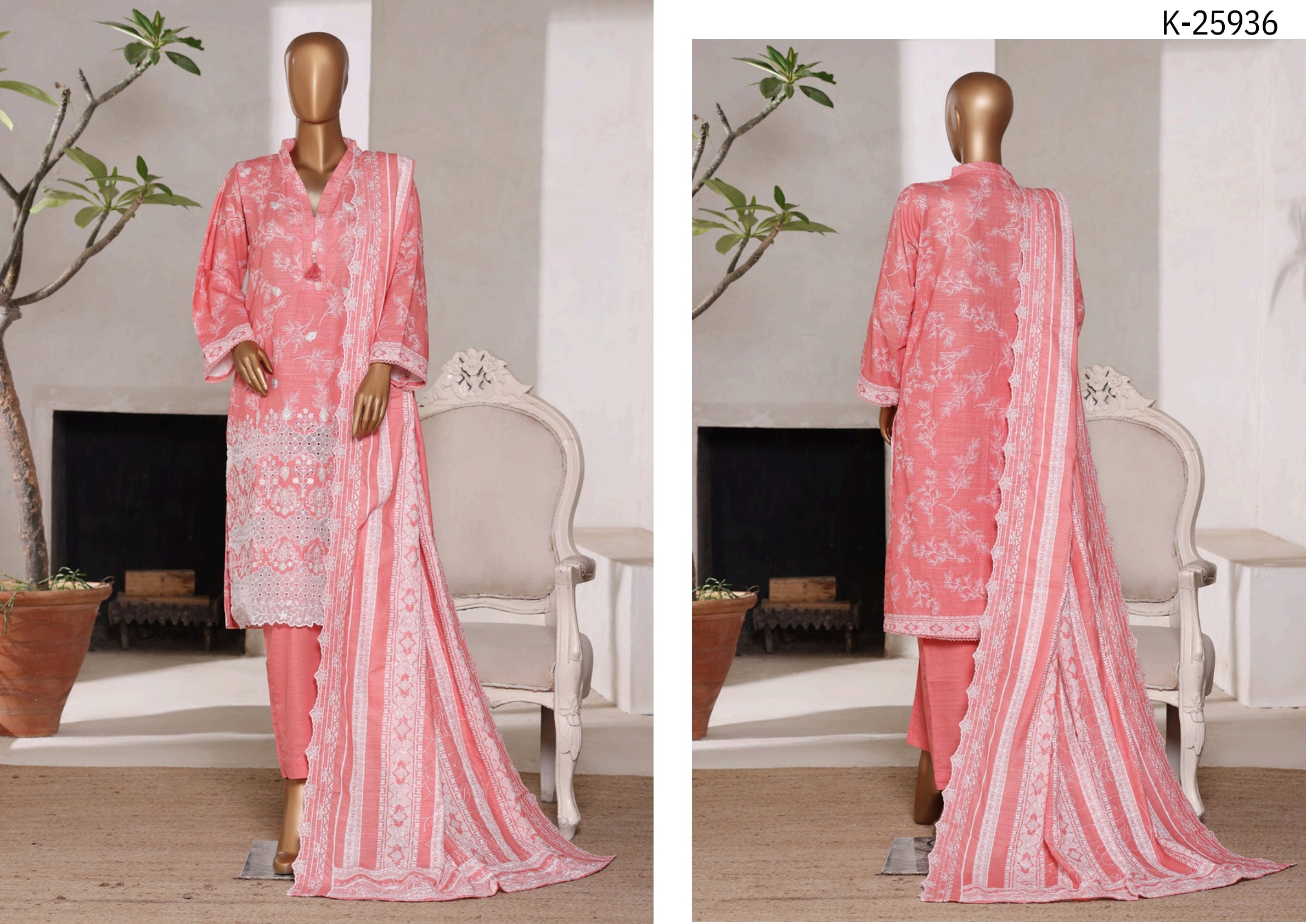 Premium Embroidered Khaddar-25936