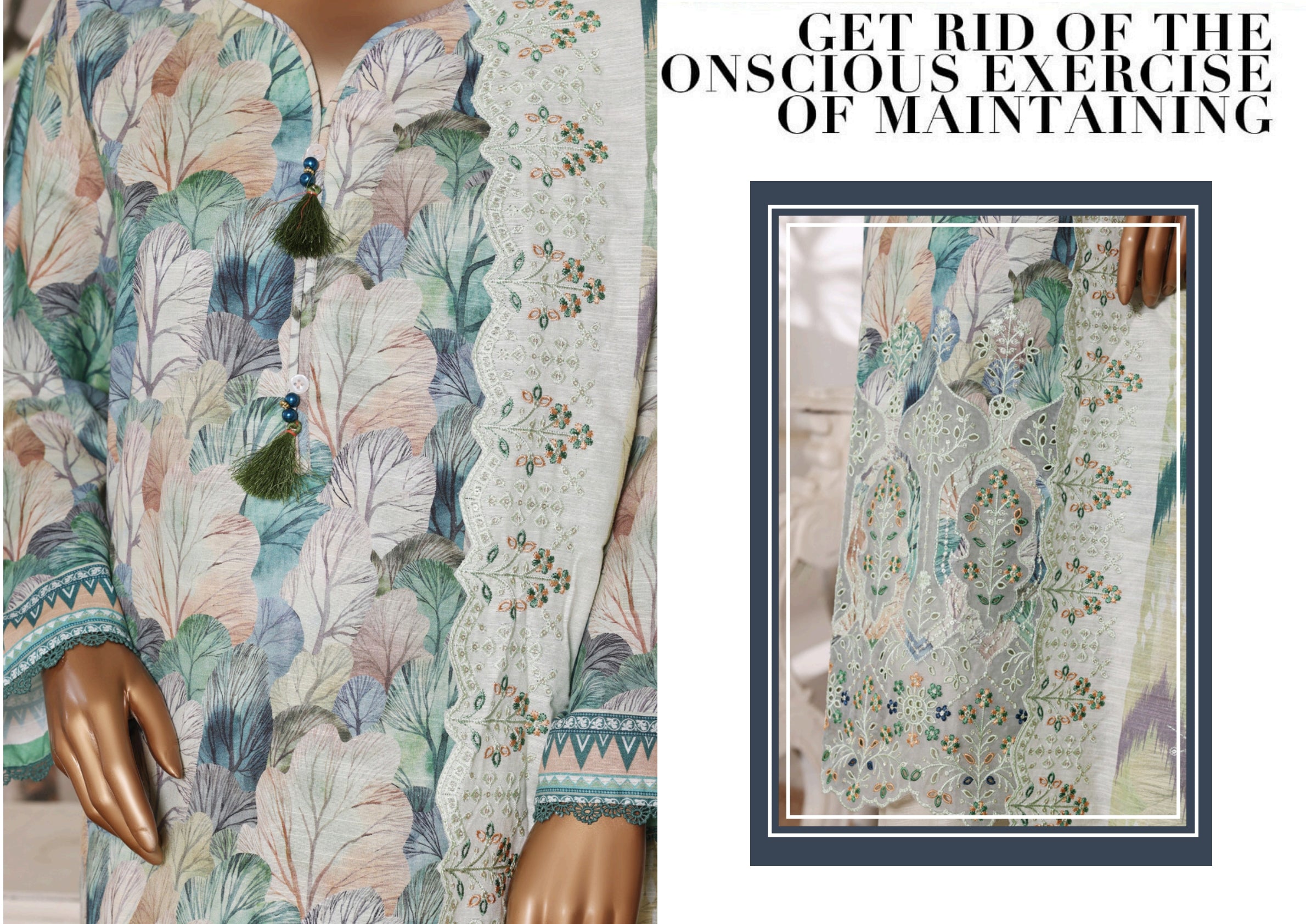 Premium Embroidered Khaddar-25930