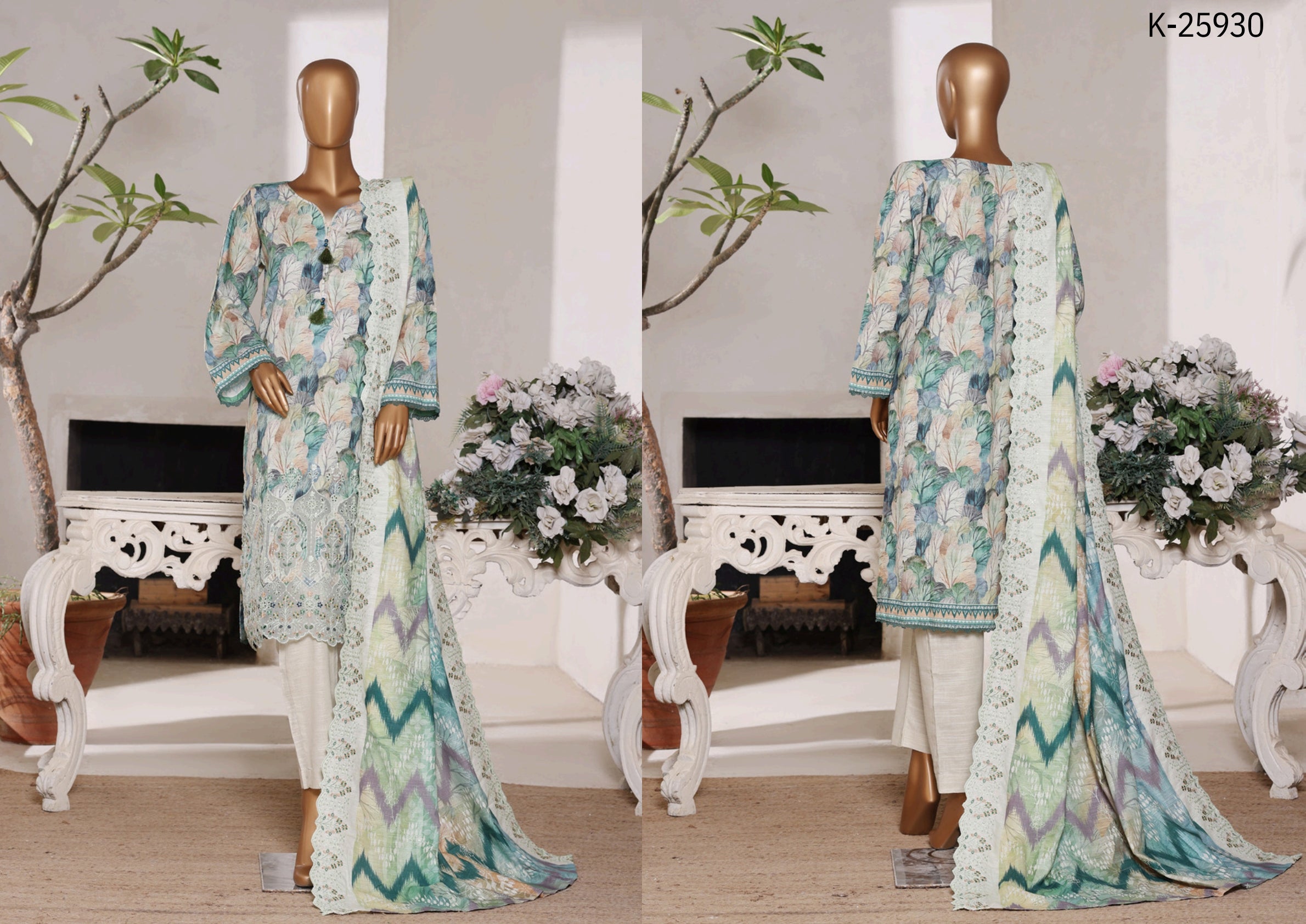 Premium Embroidered Khaddar-25930