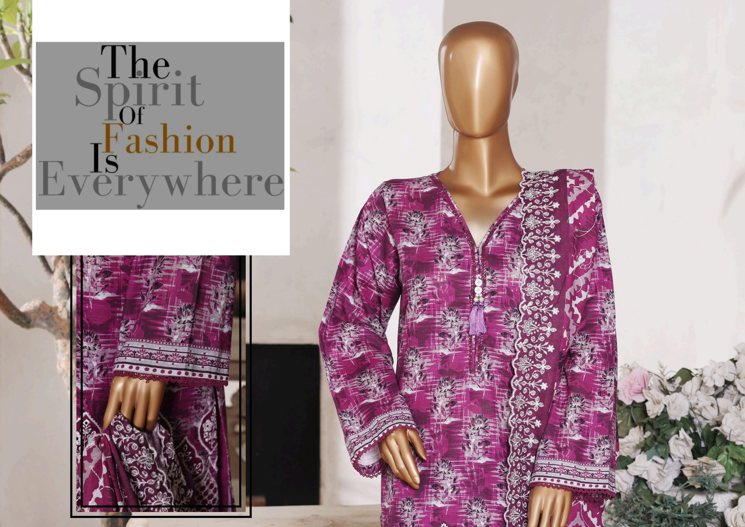 Premium Embroidered Khaddar-25919