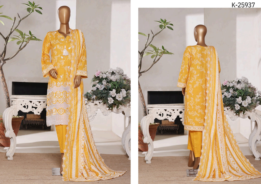 Premium Embroidered Khaddar-25937