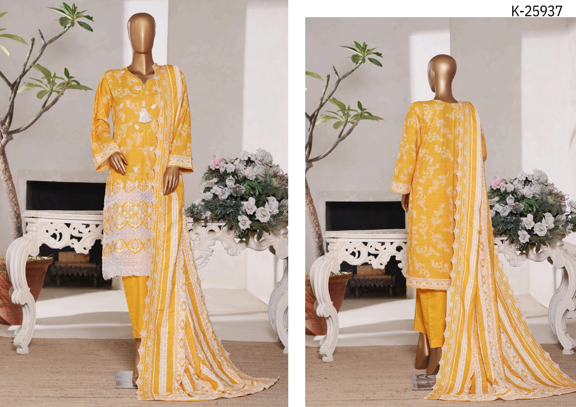 Premium Embroidered Khaddar-25937