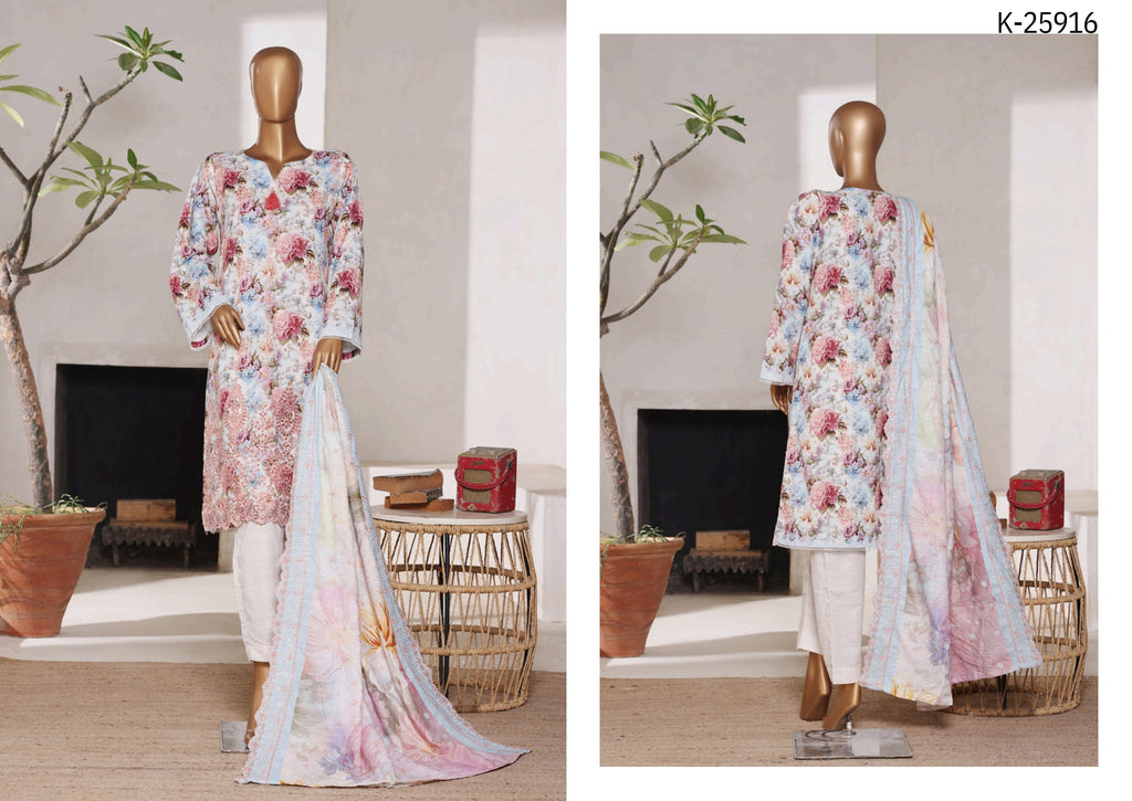 Premium Embroidered Khaddar-25916