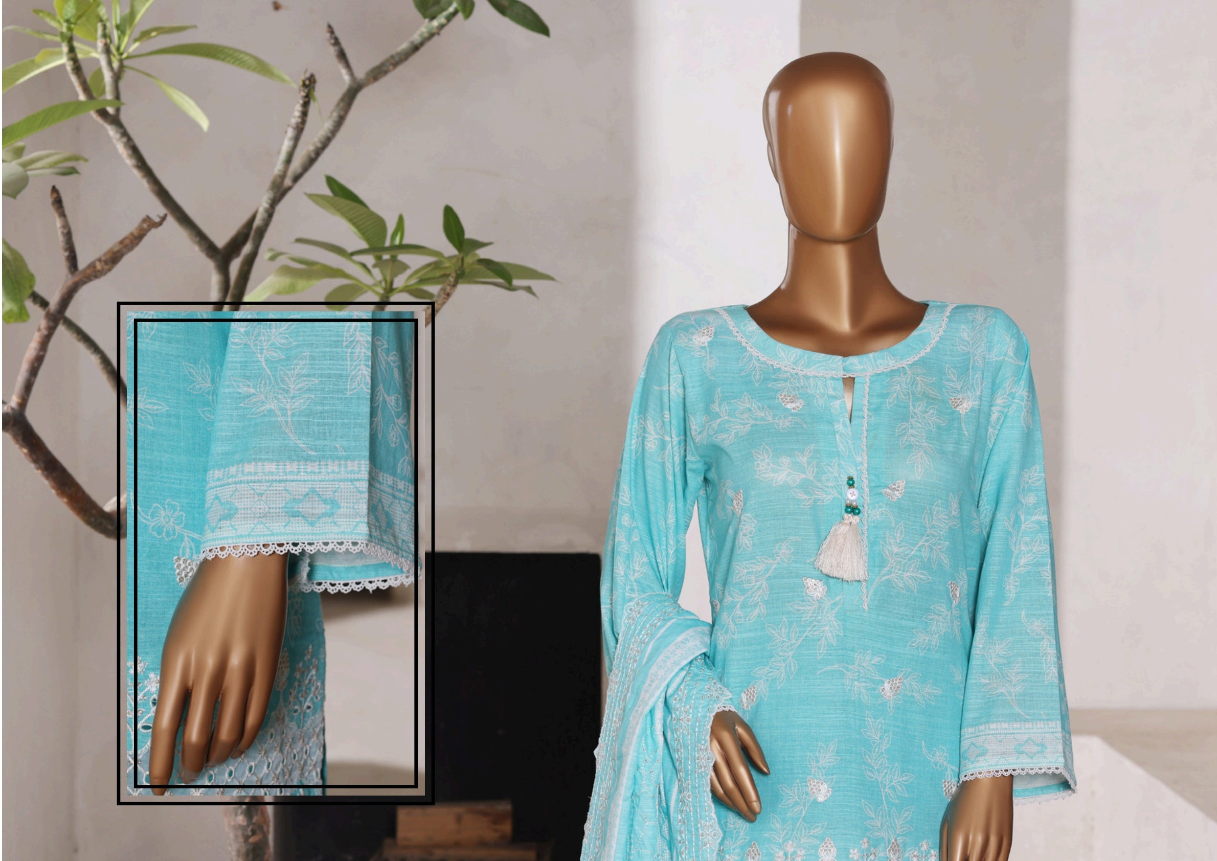 Premium Embroidered Khaddar-25938