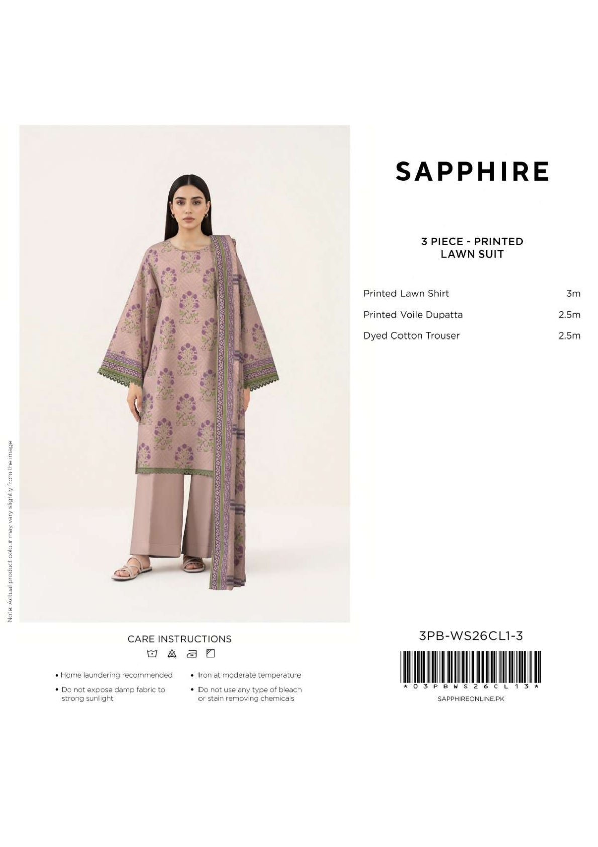 SAPPHIRE 3PB-WS26CL1-3