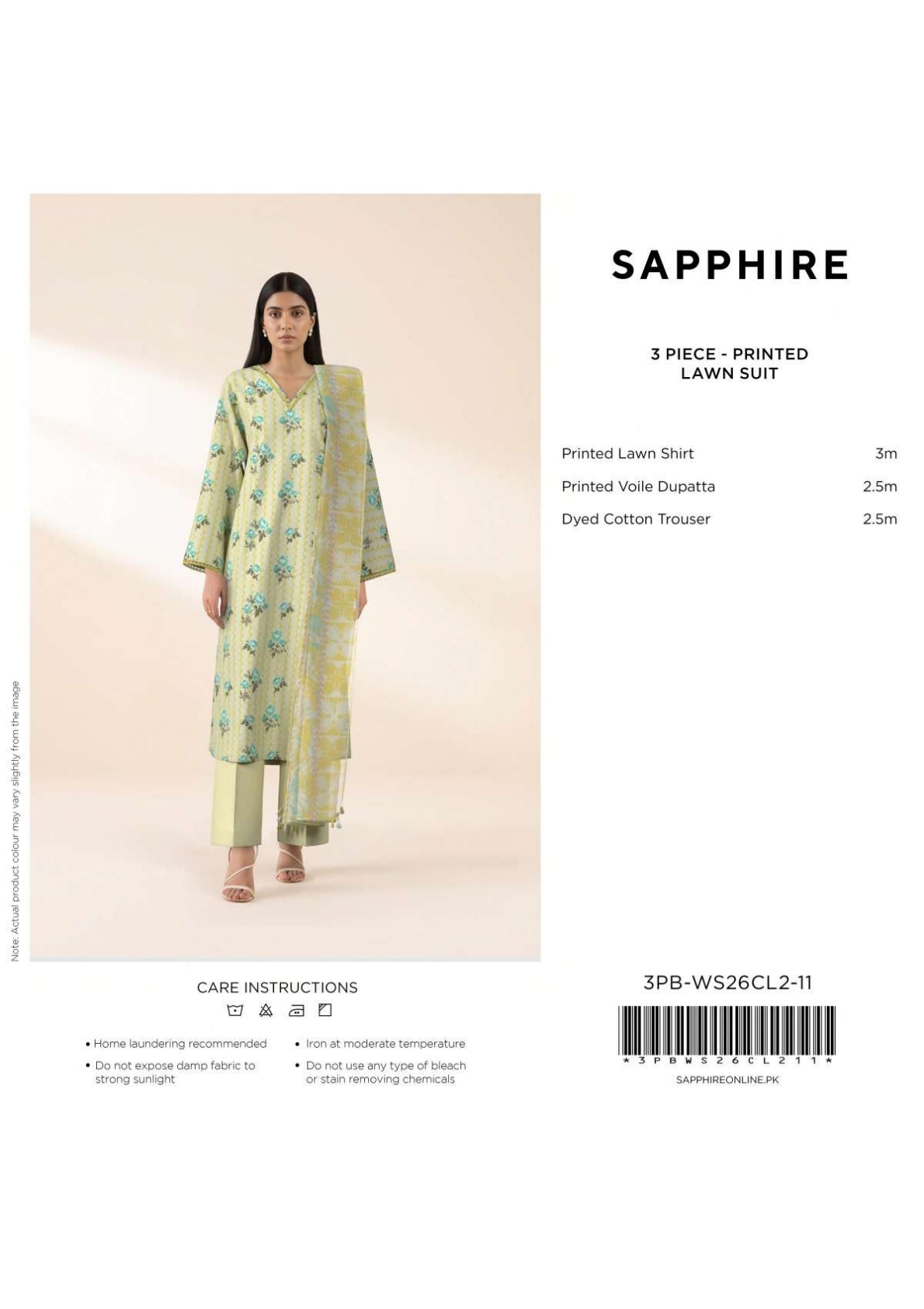 SAPPHIRE 3PB-WS26CL2-11