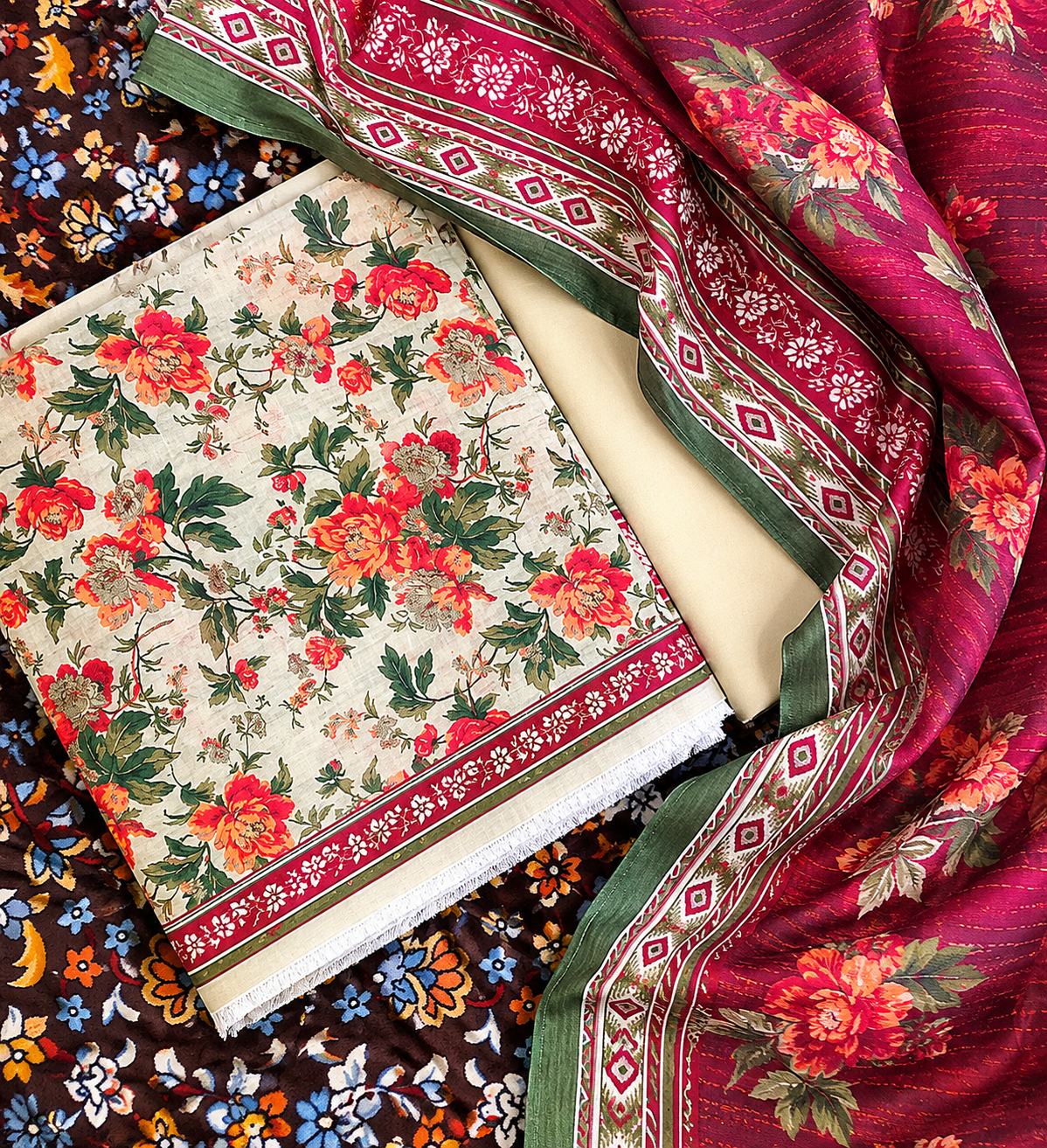 BIN SAEED 3 Piece Printed Lawn