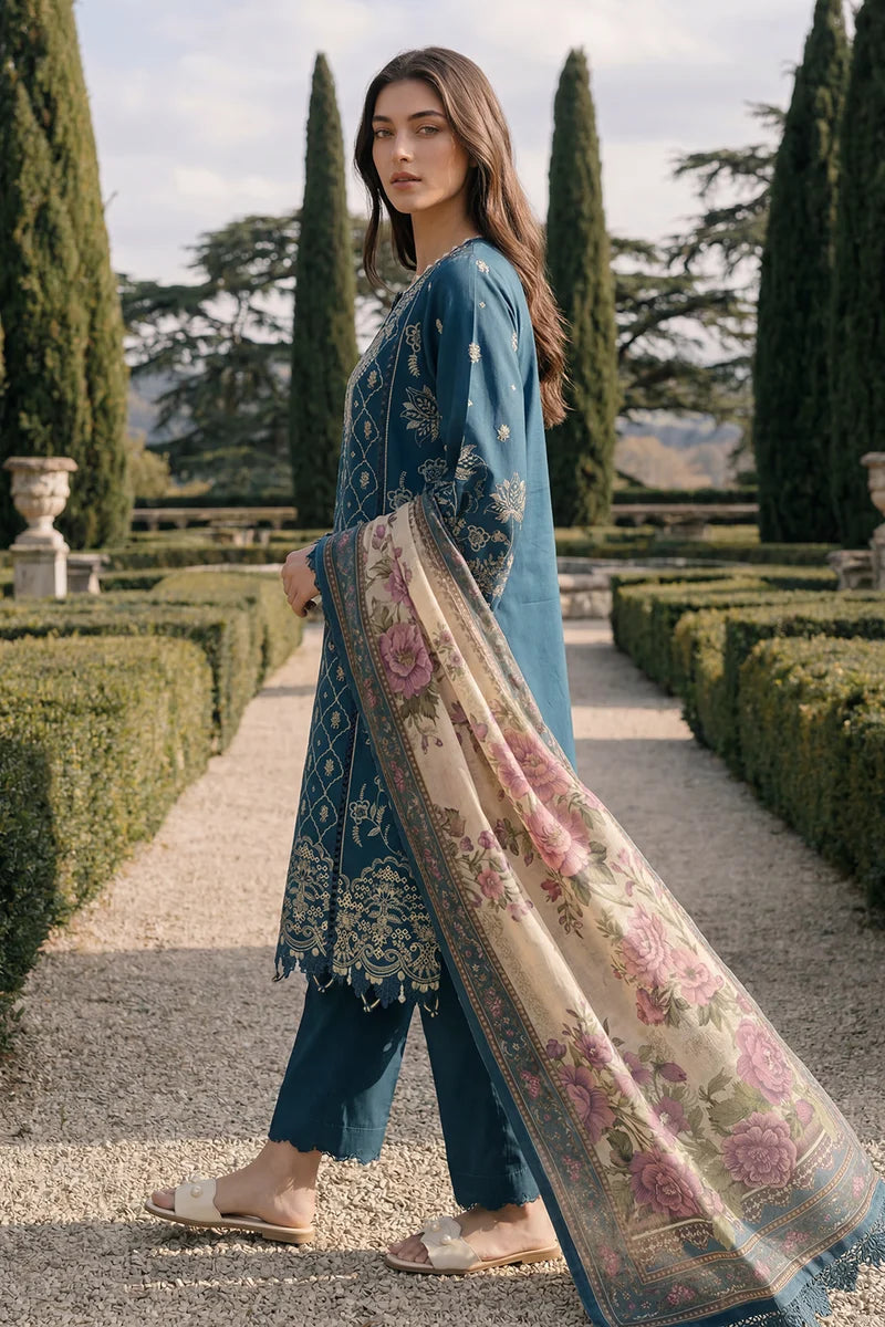 Embroidered Shirt Shalwar Dupatta - 4061