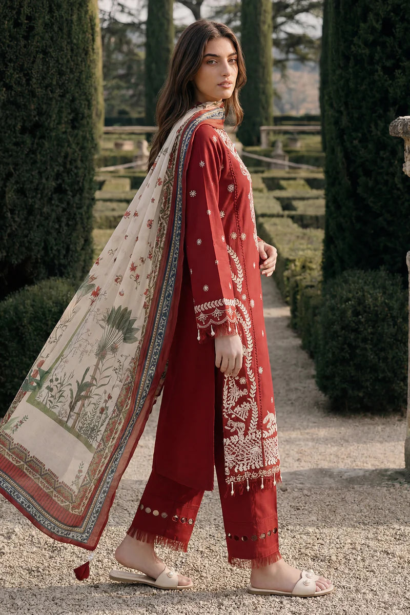 Embroidered Shirt Shalwar Dupatta - 4062