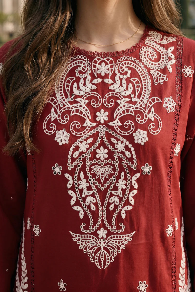 Embroidered Shirt Shalwar Dupatta - 4062