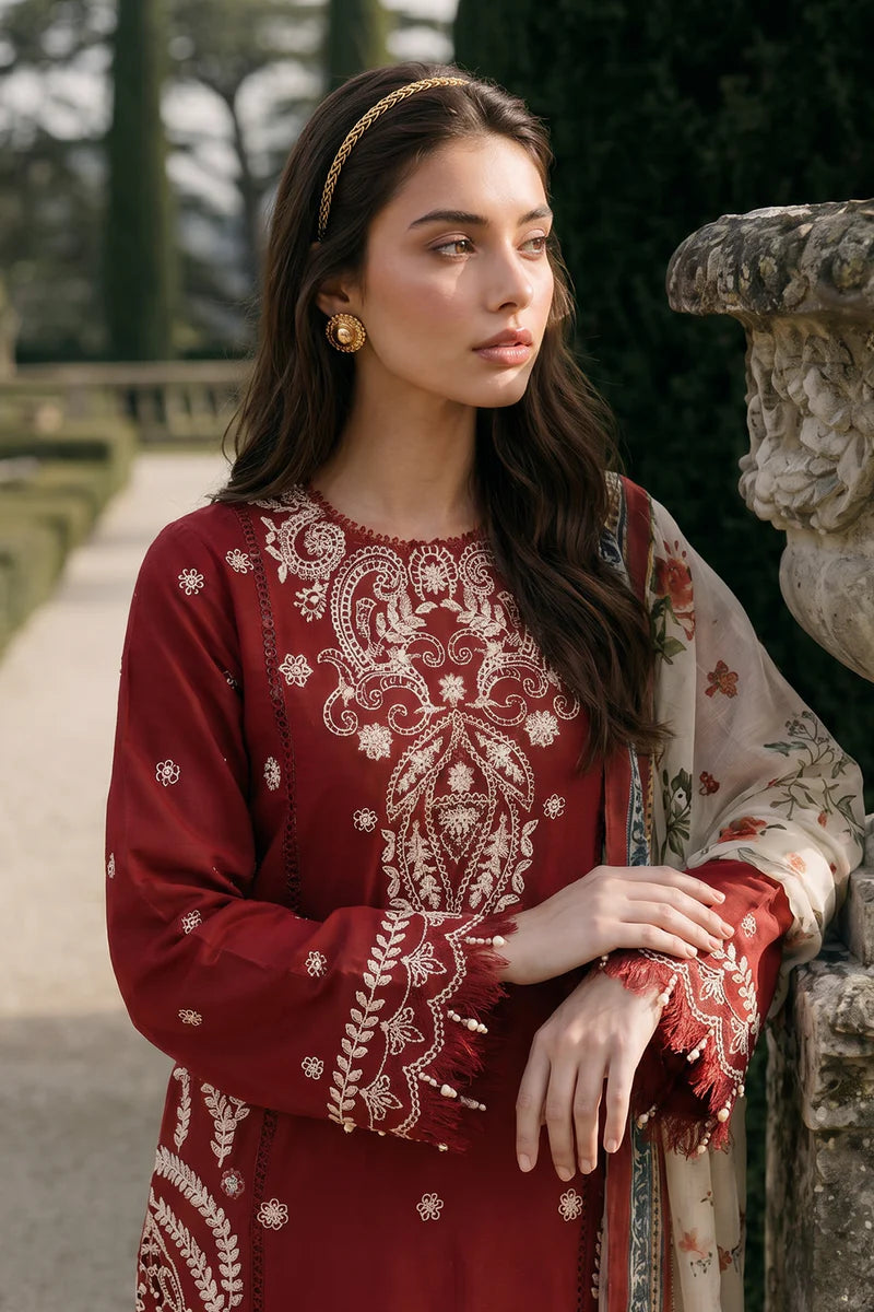 Embroidered Shirt Shalwar Dupatta - 4062