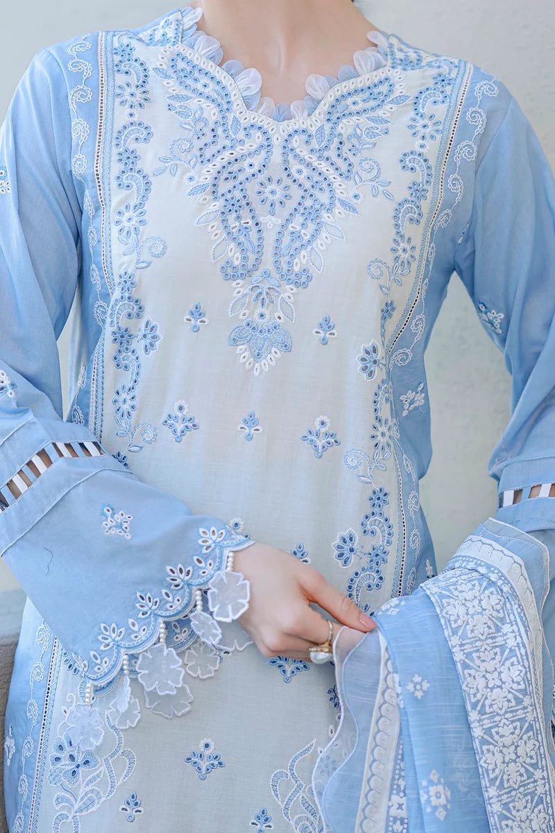 Embroidered Shirt Shalwar Dupatta - 4066