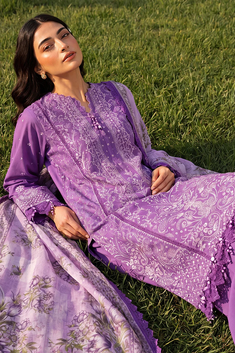 Embroidered Shirt Shalwar Dupatta - 4074