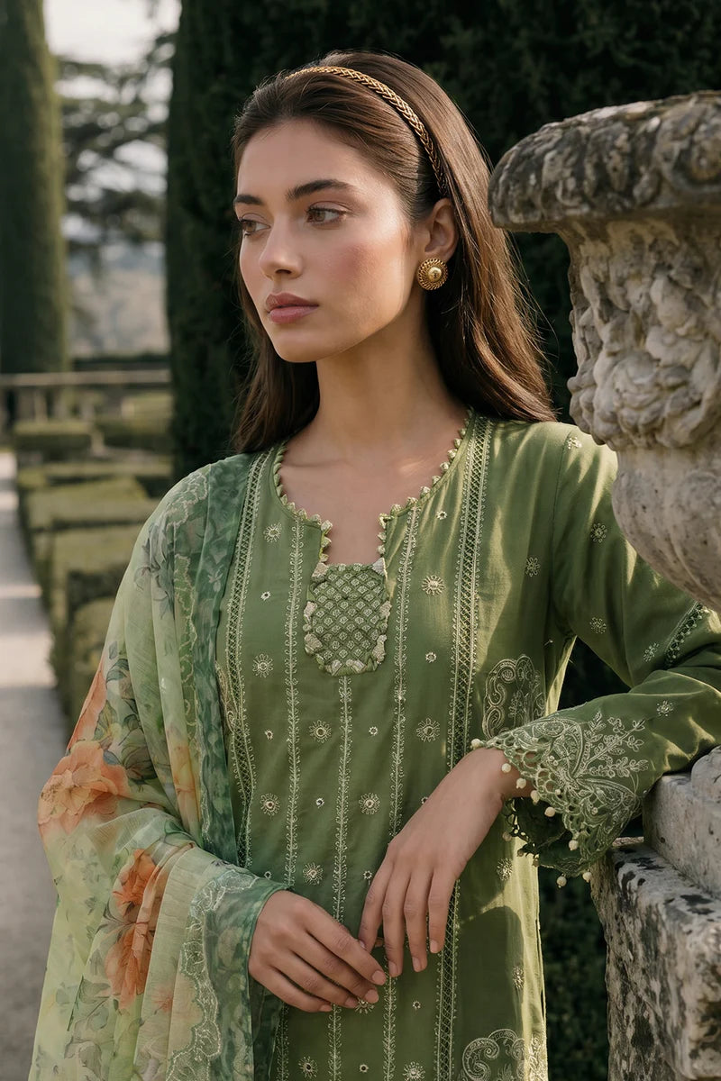Embroidered Shirt Shalwar Dupatta - 4090