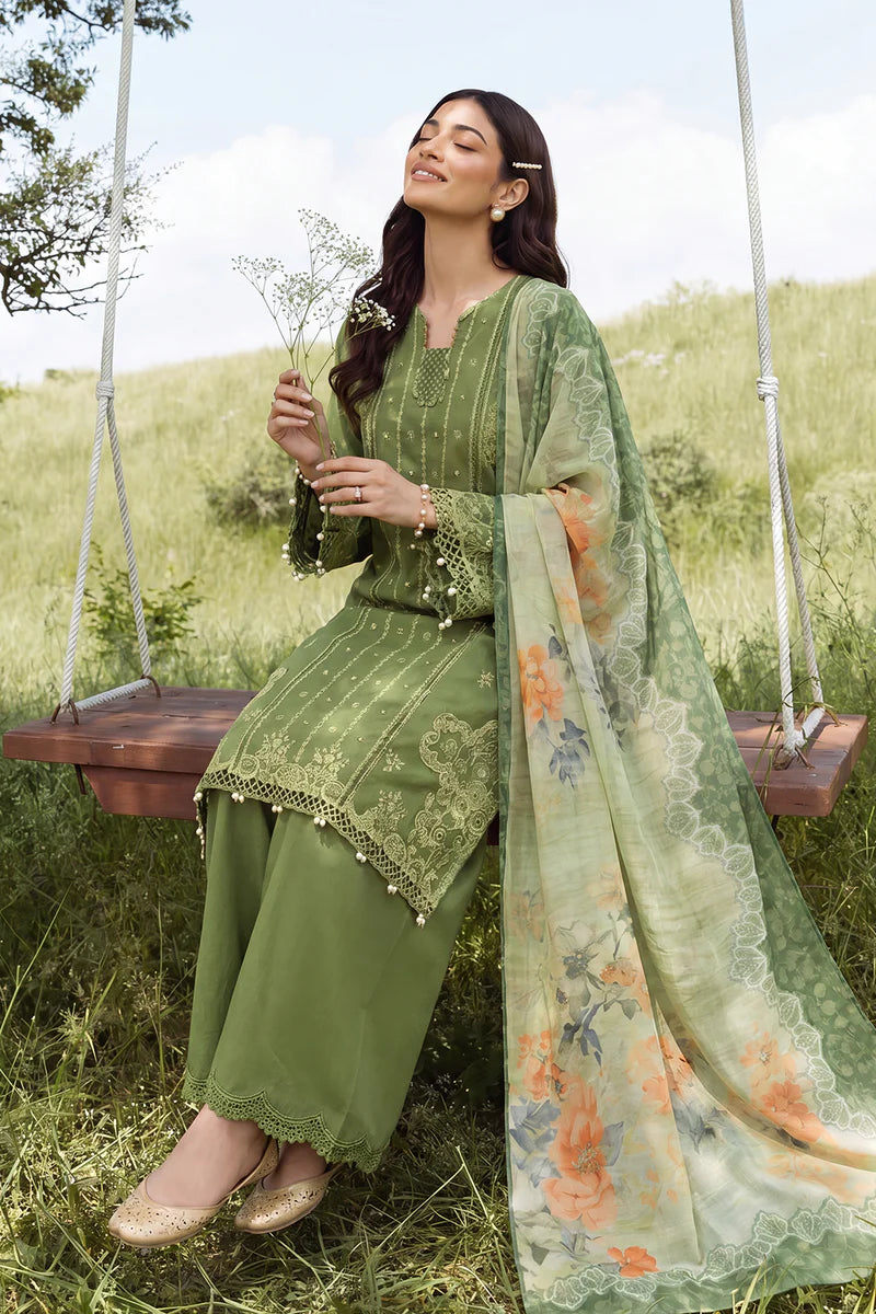 Embroidered Shirt Shalwar Dupatta - 4090