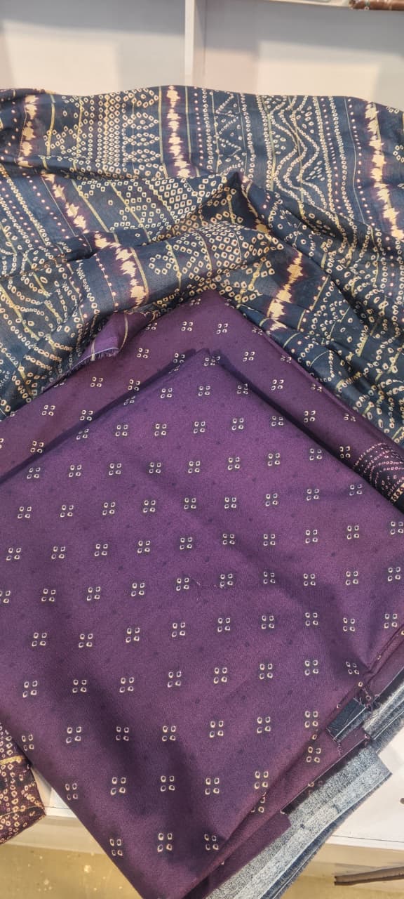 bin saeed 3 pc printed lawn