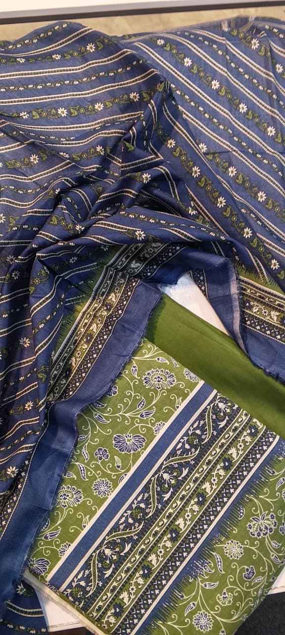 bin saeed 3 pc printed lawn
