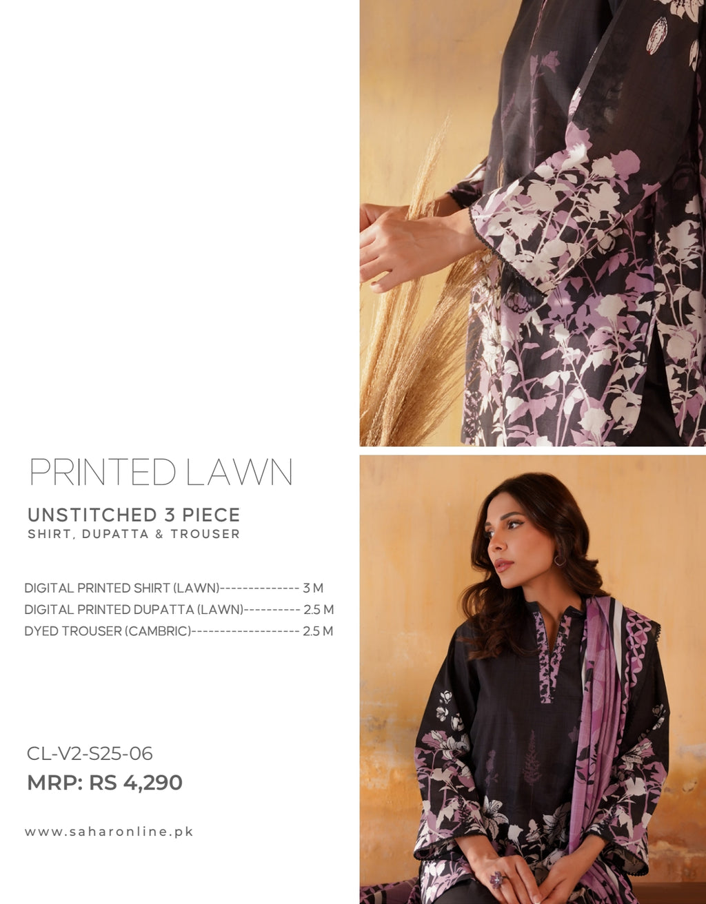 SAHAR LAWN PRINTS  CL-V2-S25-06
