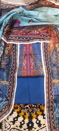 3 pc moco print undtitfiched printed lawn