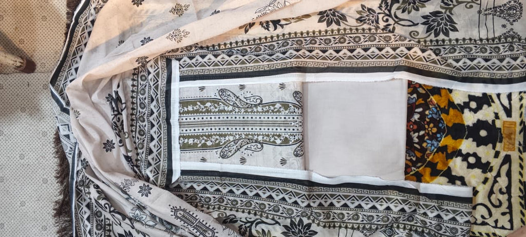 3 pc moco print undtitiched printed lawn