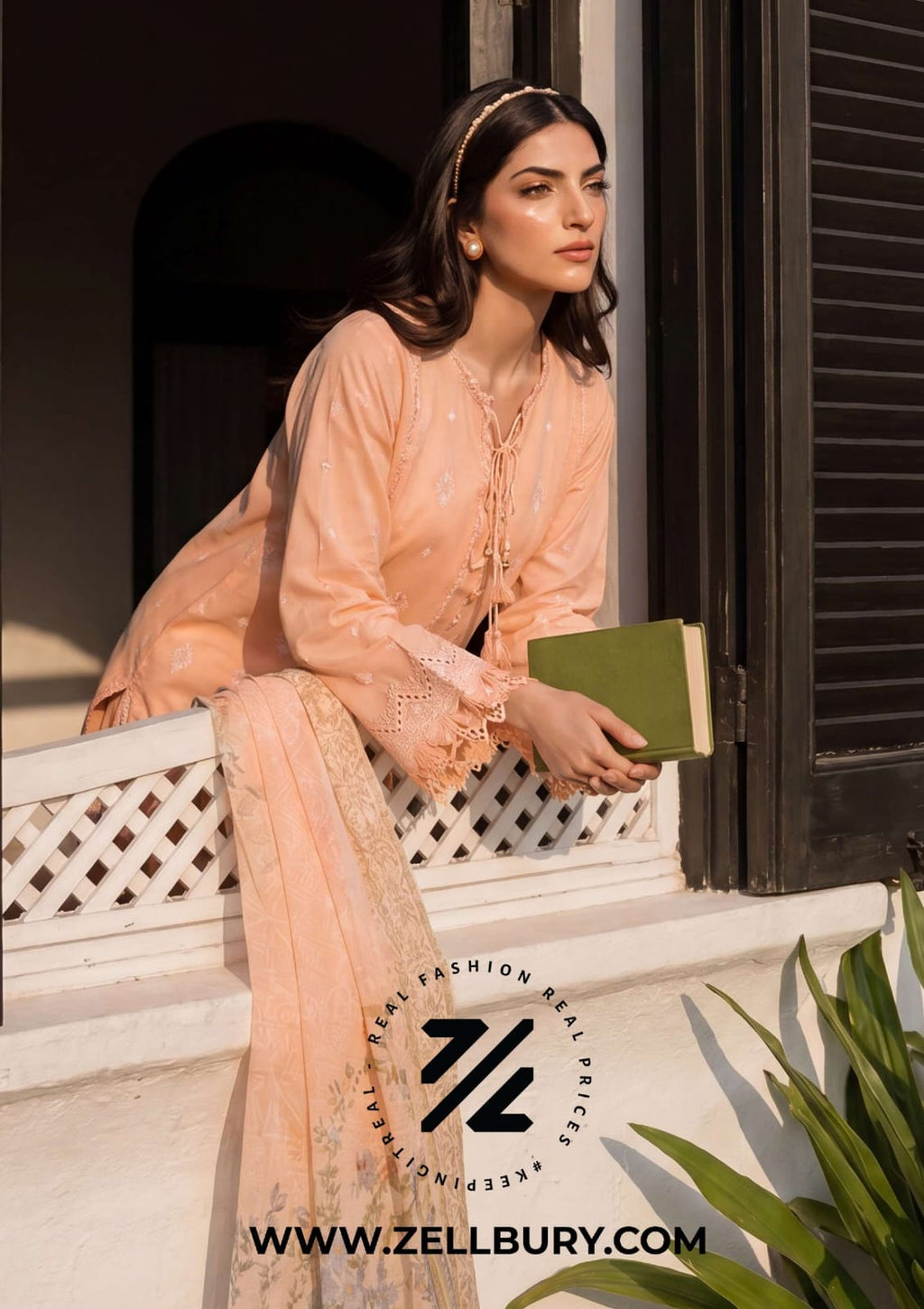 Embroidered Shirt Shalwar Dupatta - 4072