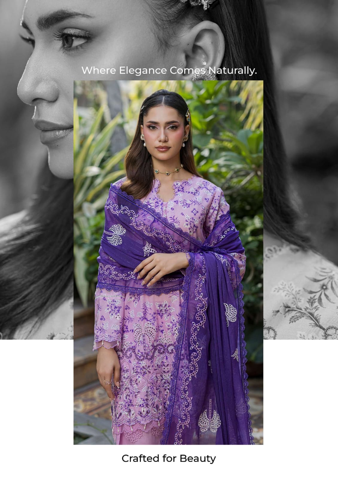 Embroidered Shirt Shalwar Dupatta - 4093