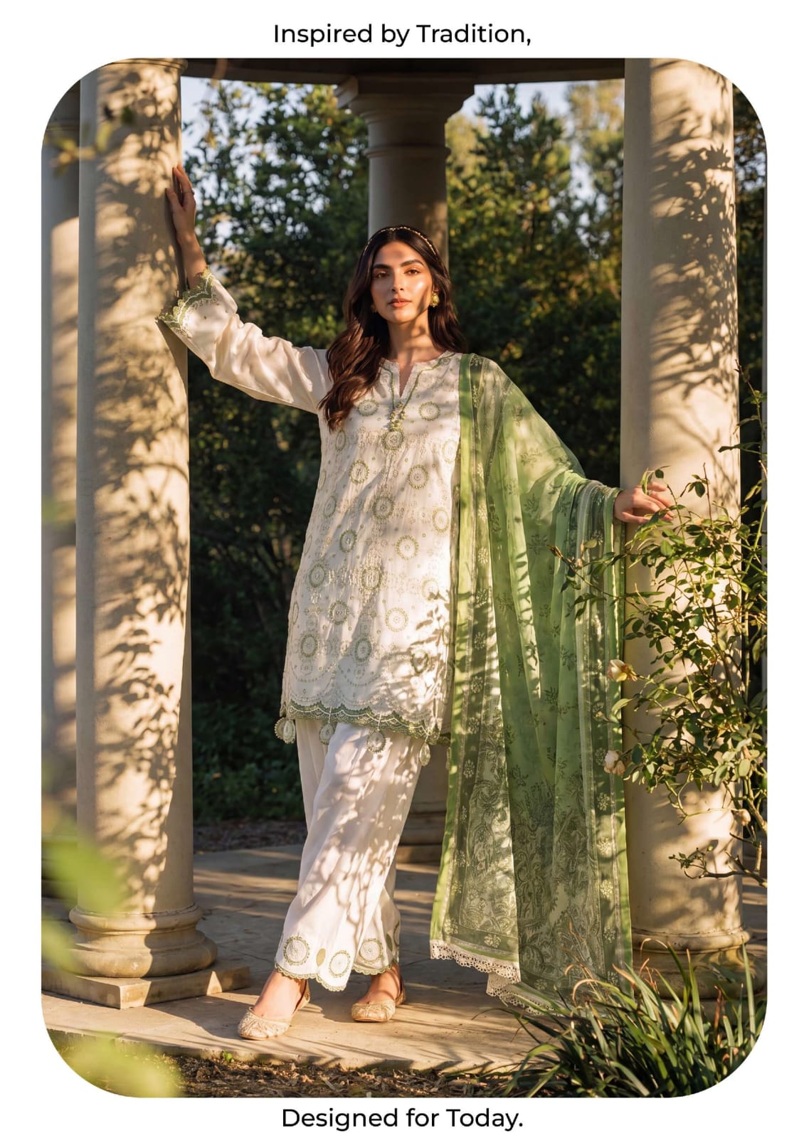 Embroidered Shirt Shalwar Dupatta - 4049