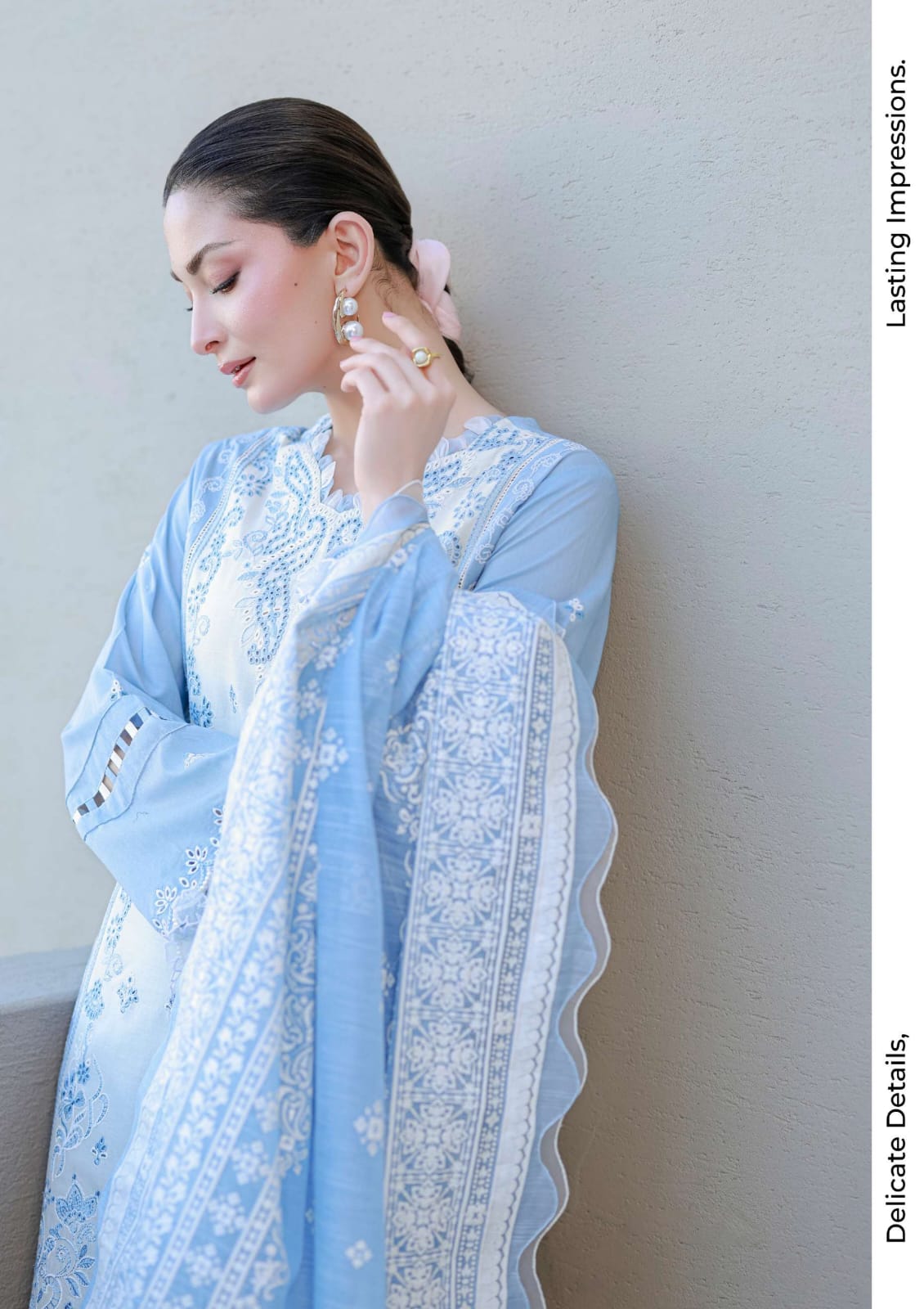 Embroidered Shirt Shalwar Dupatta - 4066