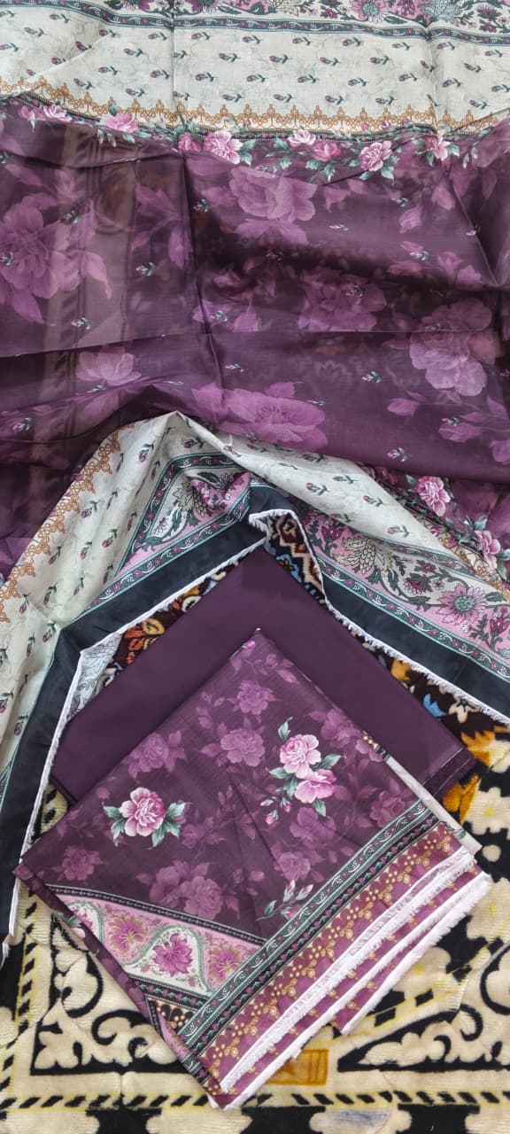 BIN SAEED 3 Piece Printed Lawn